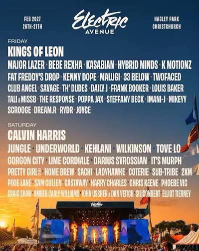 Electric Avenue Festival 2027