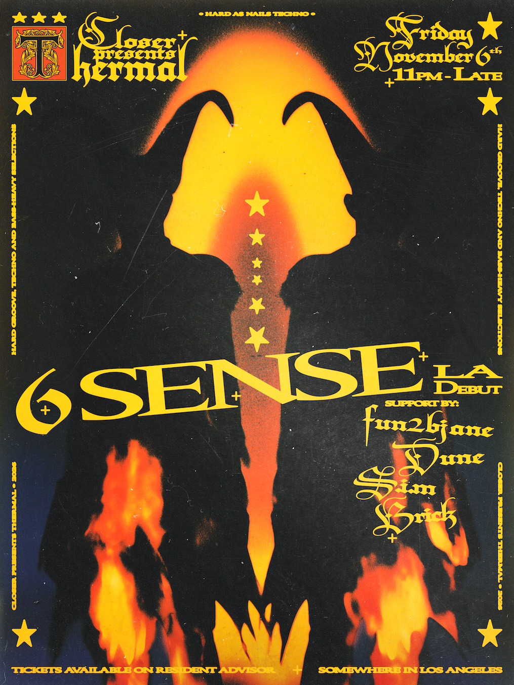 6 SENSE make their Los Angeles debut with CLOSER: THERMAL
