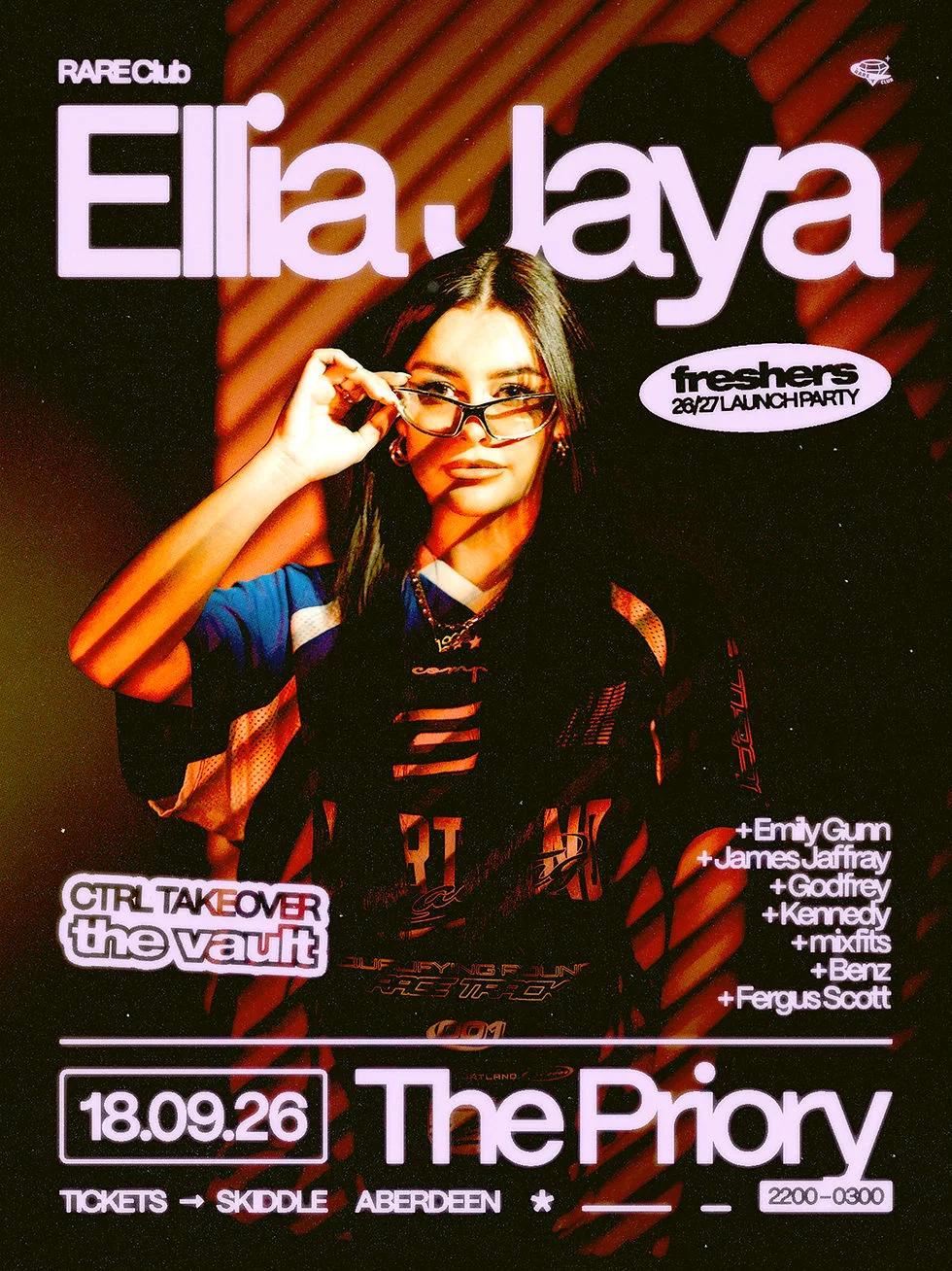 RARE Club lleva a Ellia Jaya a The Priory en Aberdeen