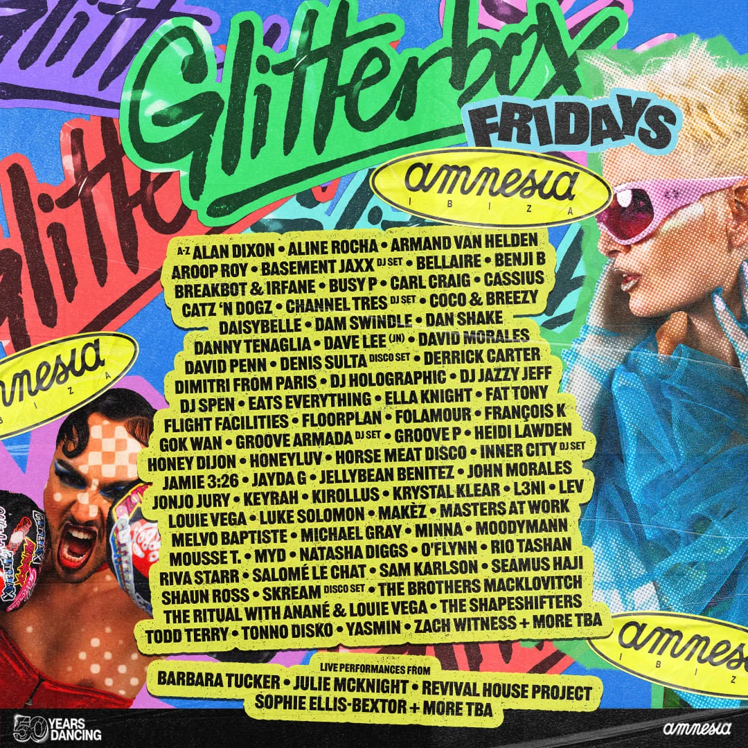Glitterbox beendet seine erste Saison im Amnesia Ibiza