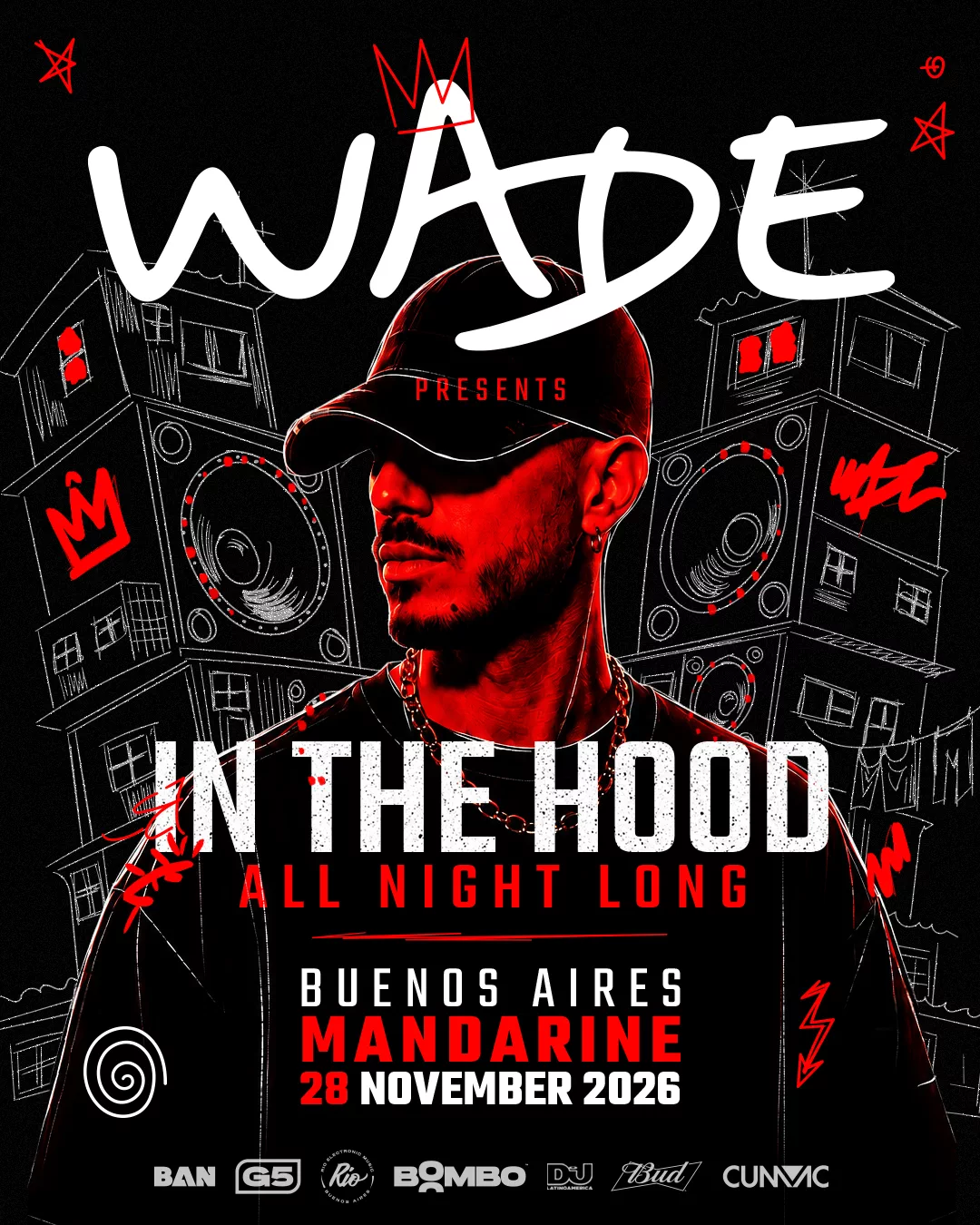 Wade brings In The Hood All Night Long to Mandarine