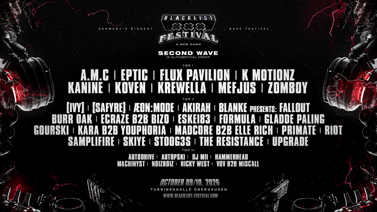 Blacklist Festival 2026 bringt zwei Bass-Nächte nach Oberhausen