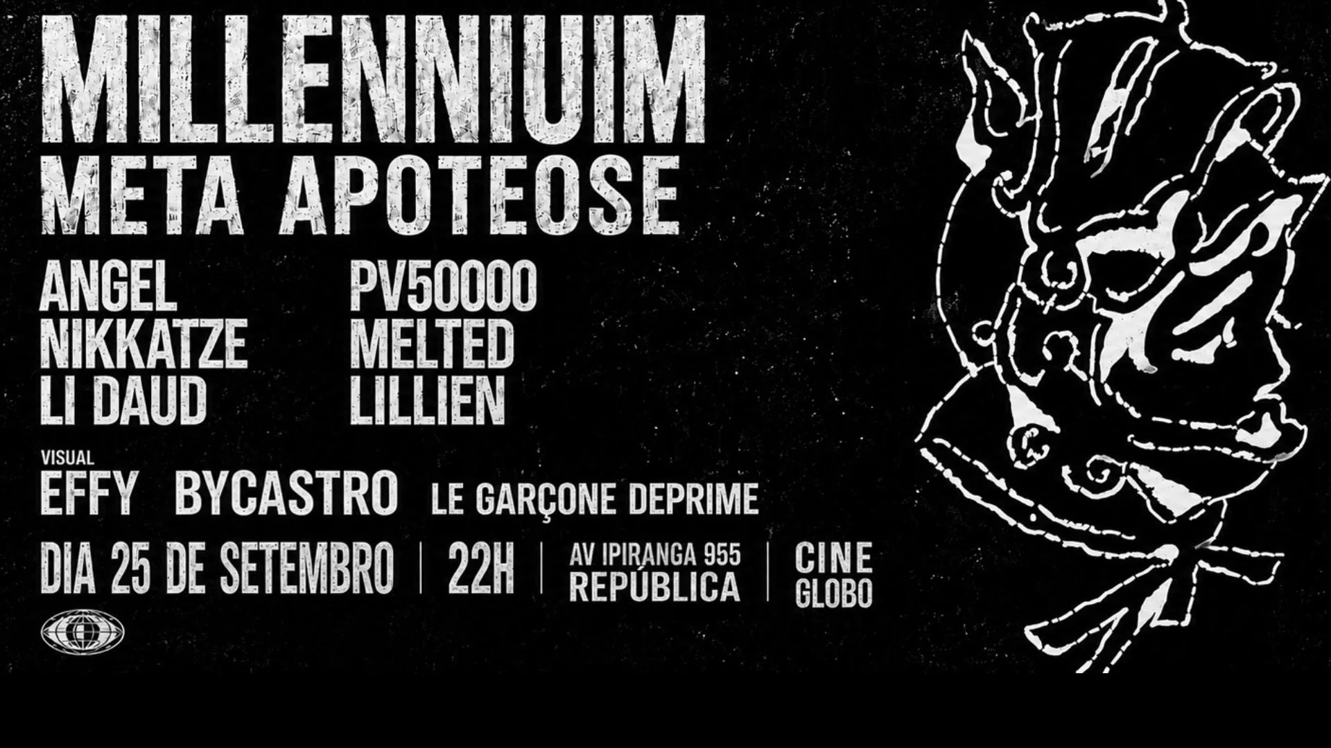 Millennium Meta Apoteose bespielt ein Kino in República