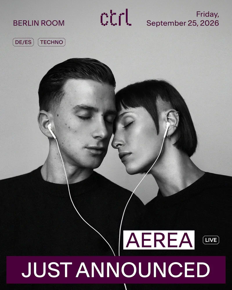 AEREA bringt sein hypnotisches Techno-Live-Set in den Control Club nach Bukarest