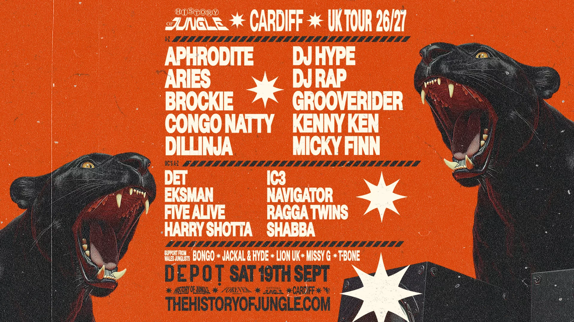 The History of Jungle bringt Dillinja, DJ Hype und Congo Natty nach Cardiff