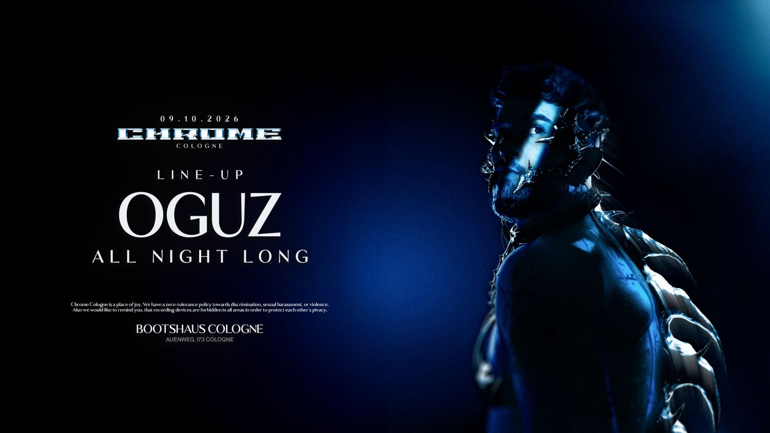 CHROME COLOGNE mit OGUZ all night long im Bootshaus