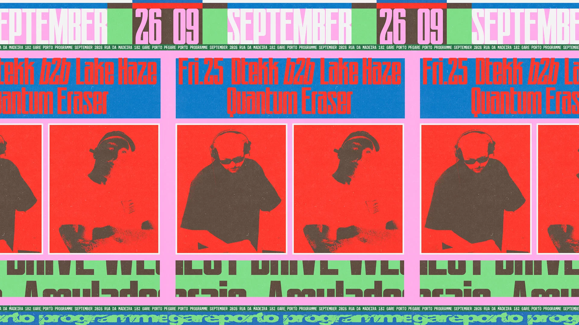 Dtekk b2b Lake Haze and Quantum Eraser at Gare Porto