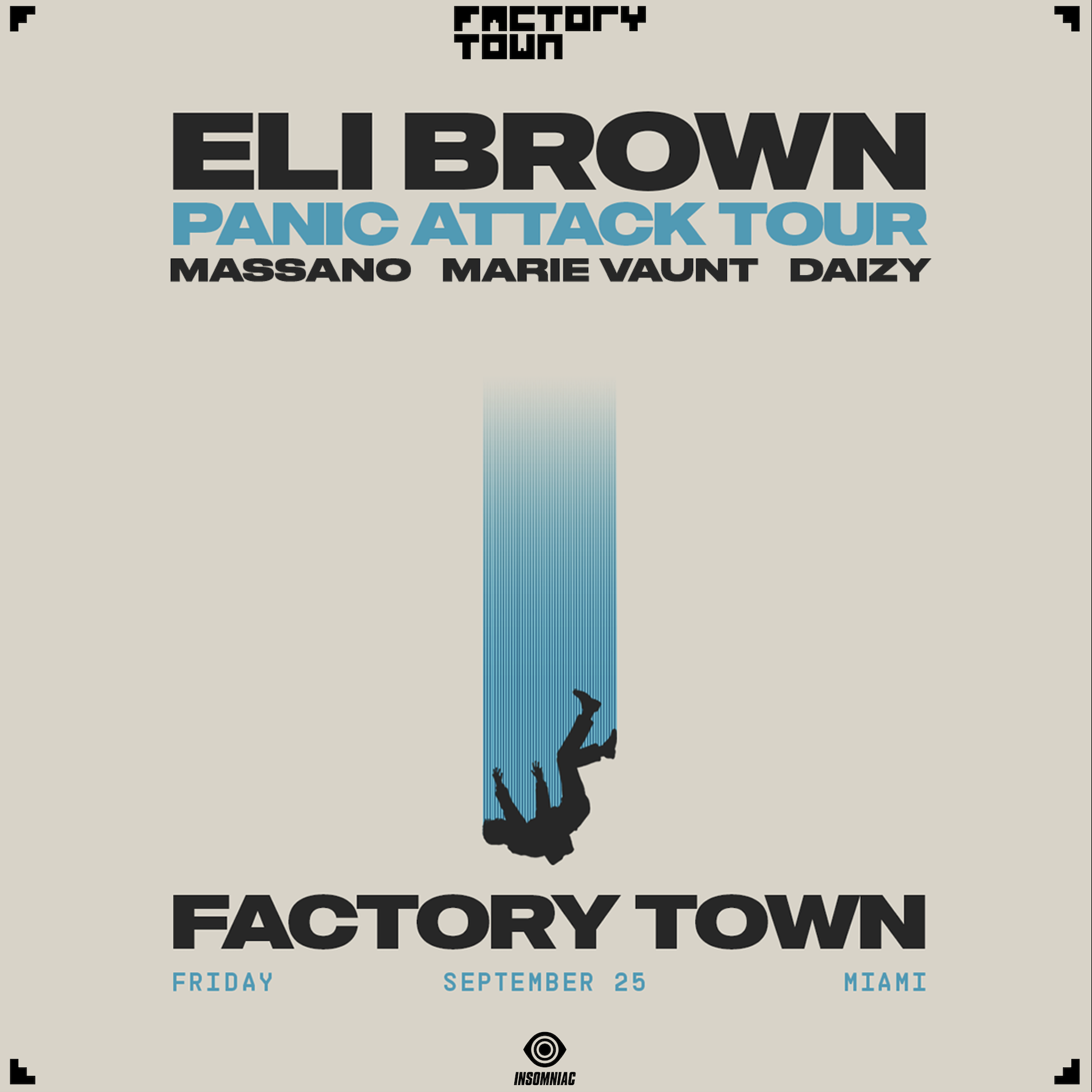 Eli Brown brings the Panic Attack Tour to Factory Town