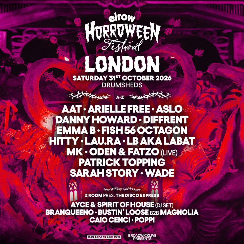 elrow bringt Horroween mit drei Floors zurück nach London