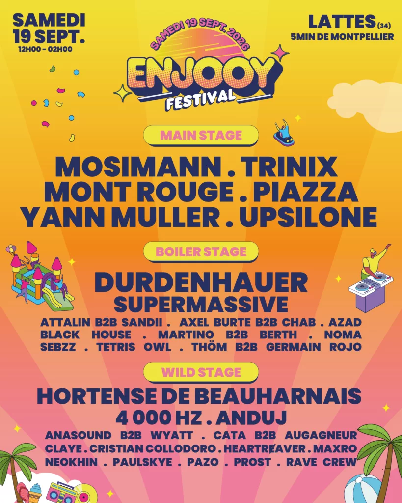 ENJOOY Festival brings house, electro and techno to the Montpellier area