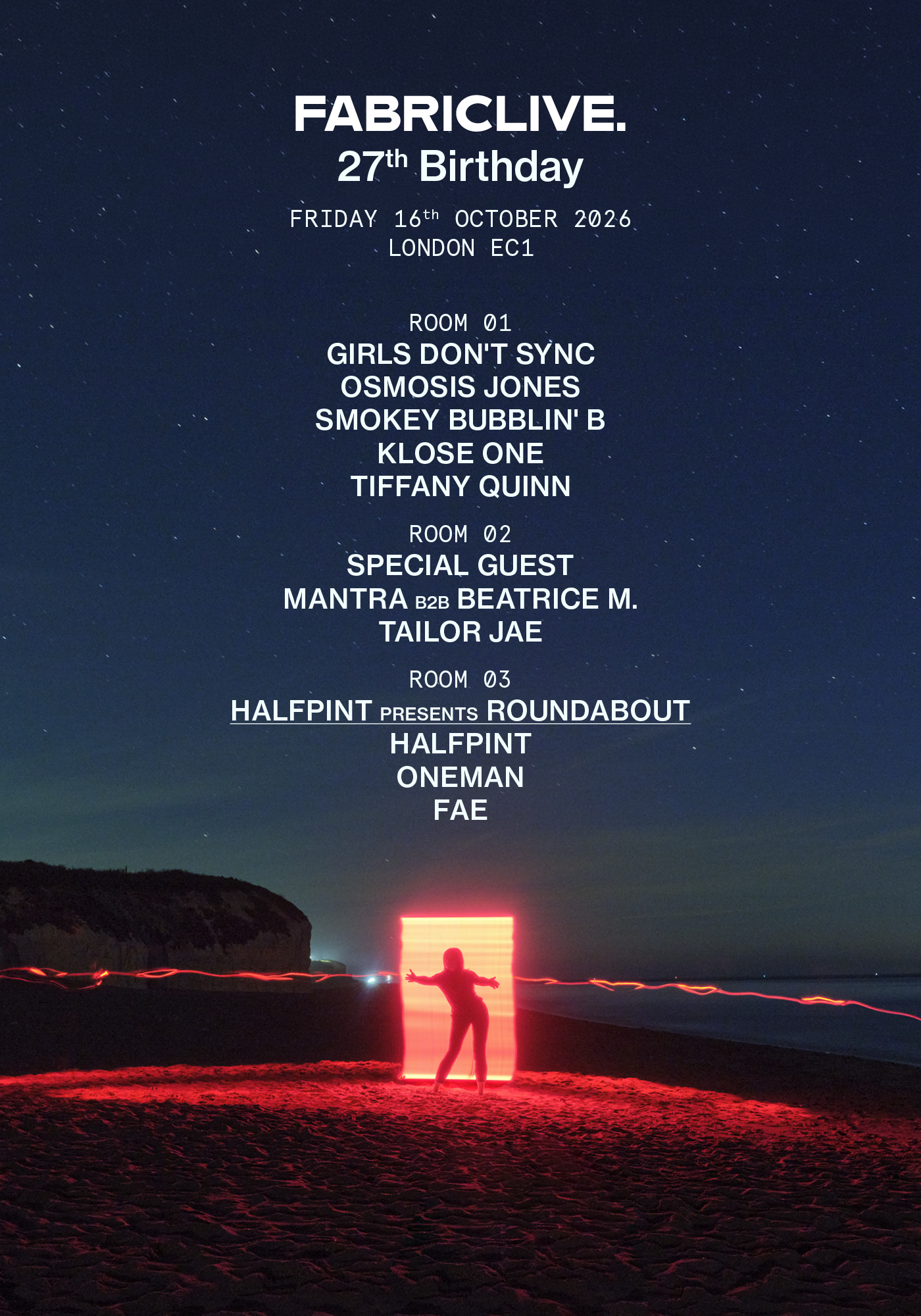FABRICLIVE celebrates fabric's 27th birthday