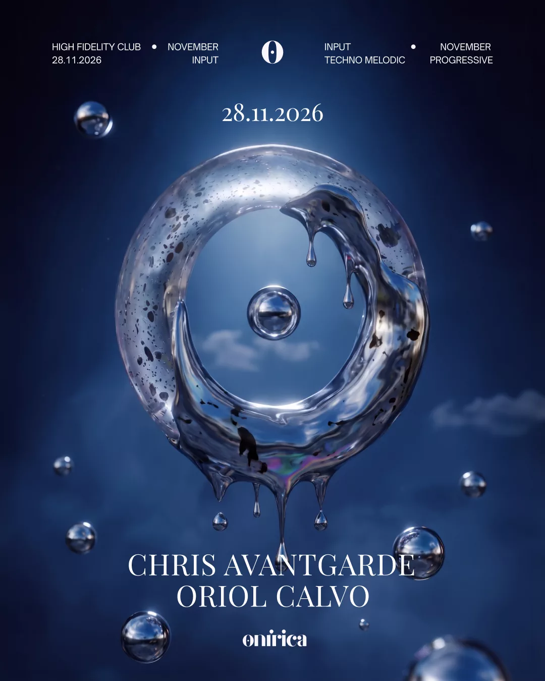 ONÍRICA reúne a Chris Avantgarde y Oriol Calvo en INPUT
