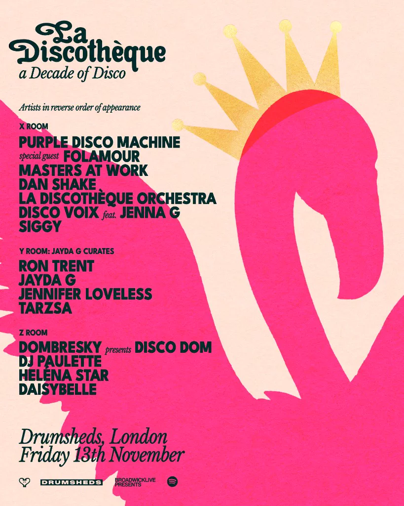 La Discothèque feiert zehn Jahre im DRUMSHEDS