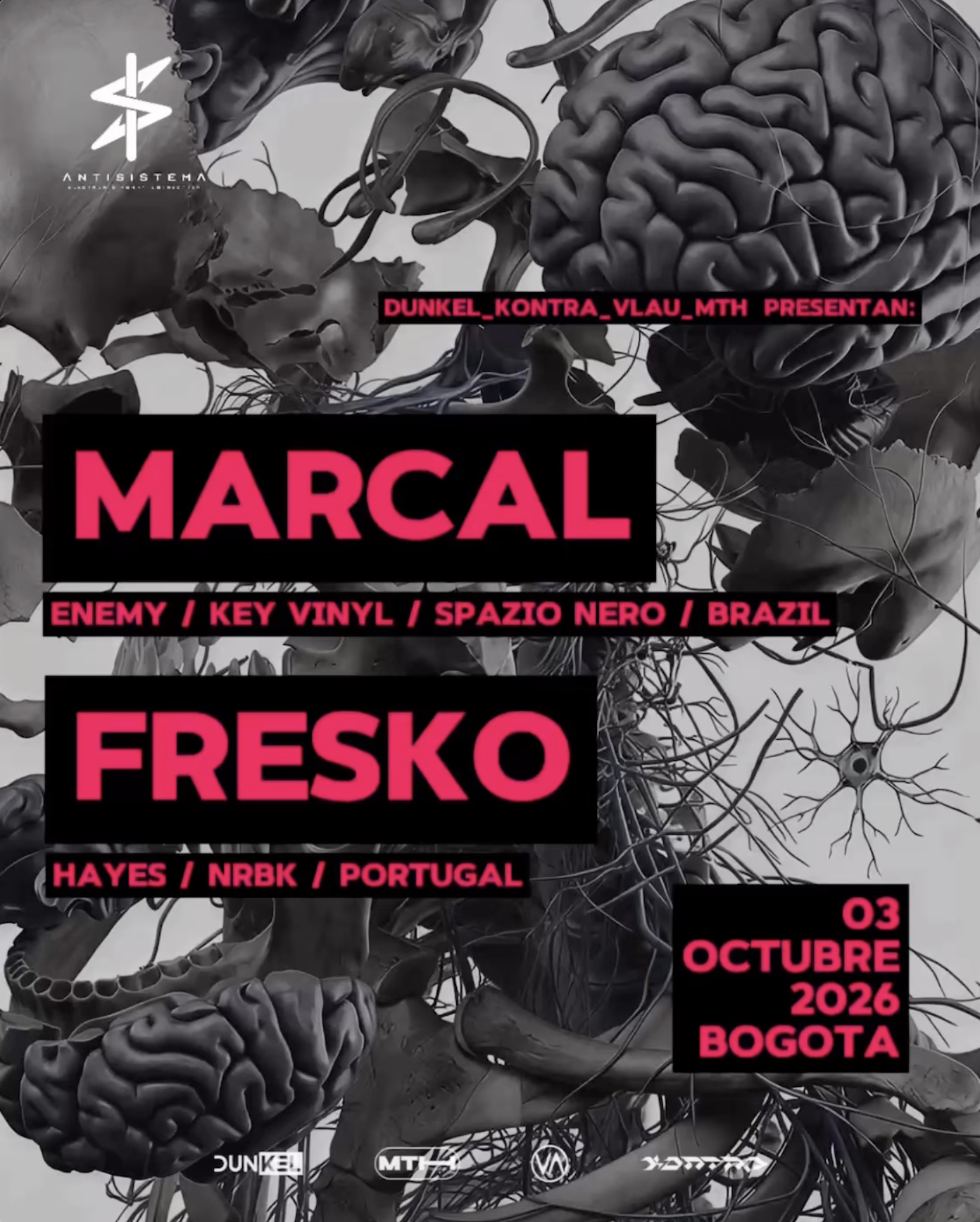 Marcal and FRESKO share the night at Antisistema Bogotá