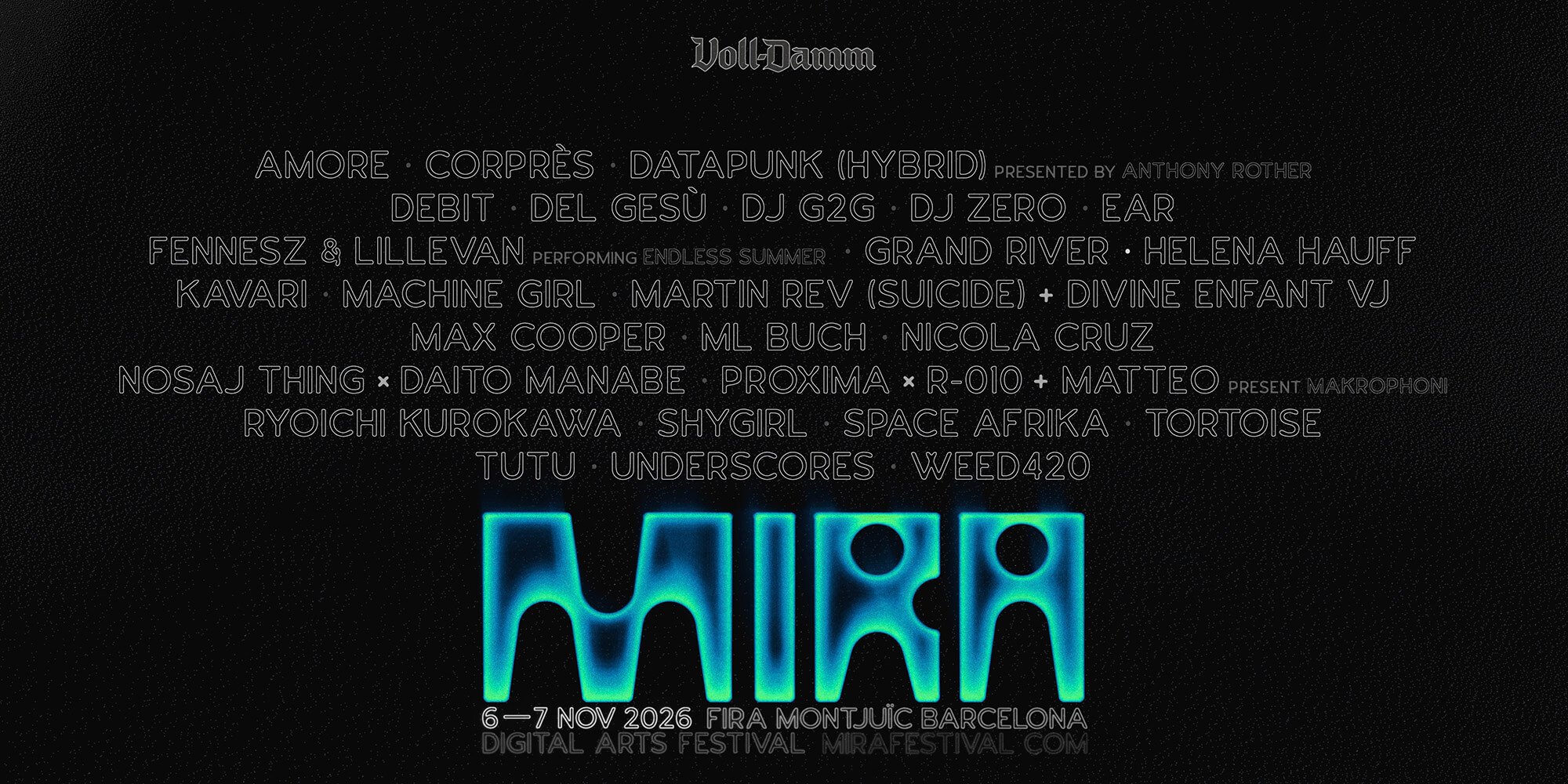 MIRA Festival 2026 kehrt mit Arca und Helena Hauff zur Fira Montjuïc zurück