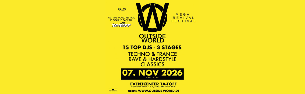 Outside World kehrt mit Talla 2XLC und Pulsedriver ins Ta-Töff zurück
