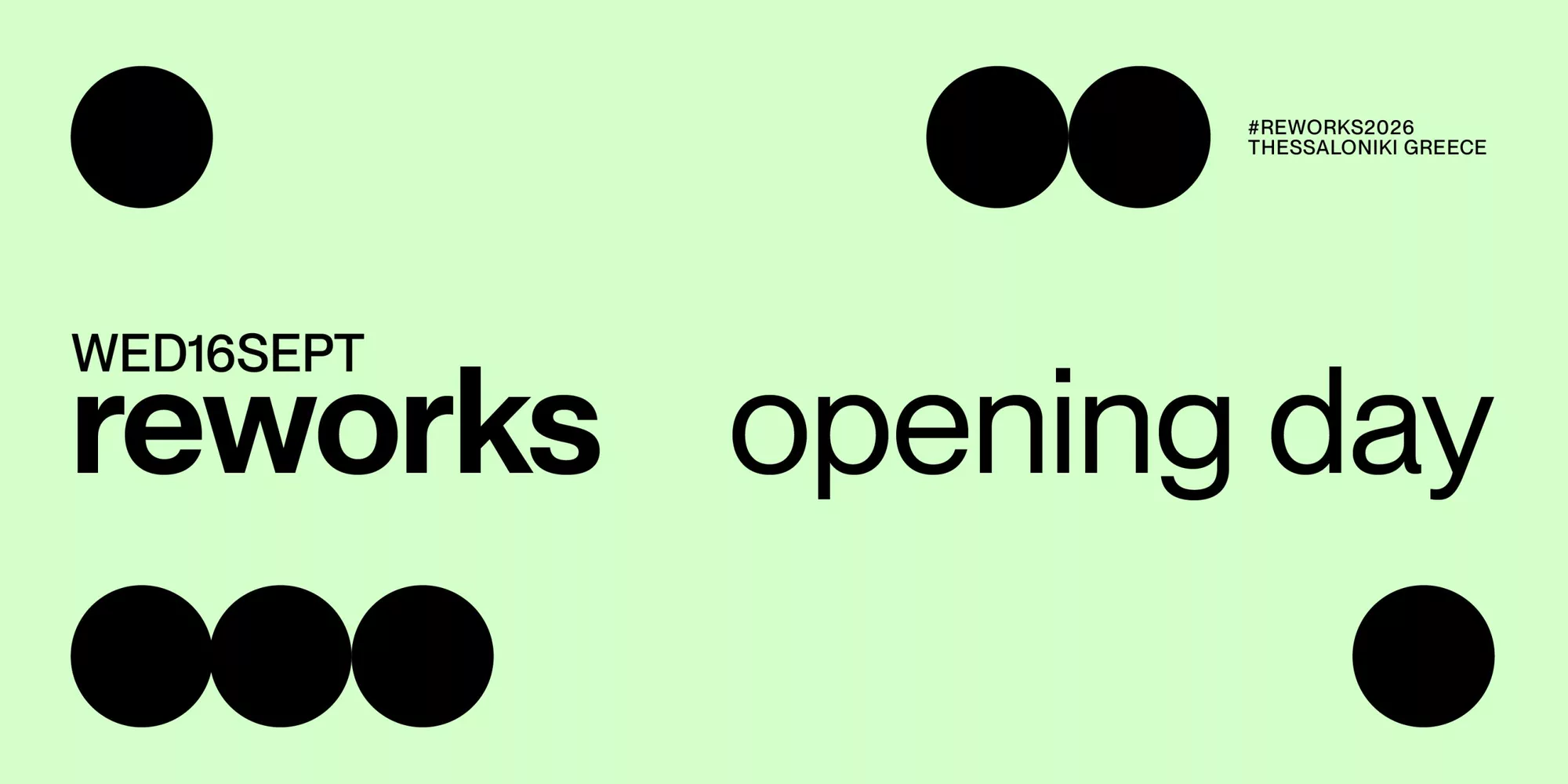 reworks 2026 Opening Day mit Paul Kalkbrenner und Jan Blomqvist