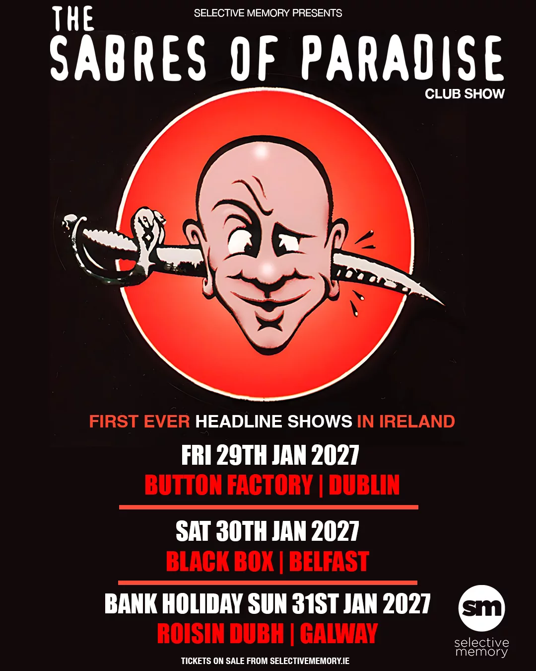 The Sabres of Paradise spielt erstmals eine Headline-Show in Dublin