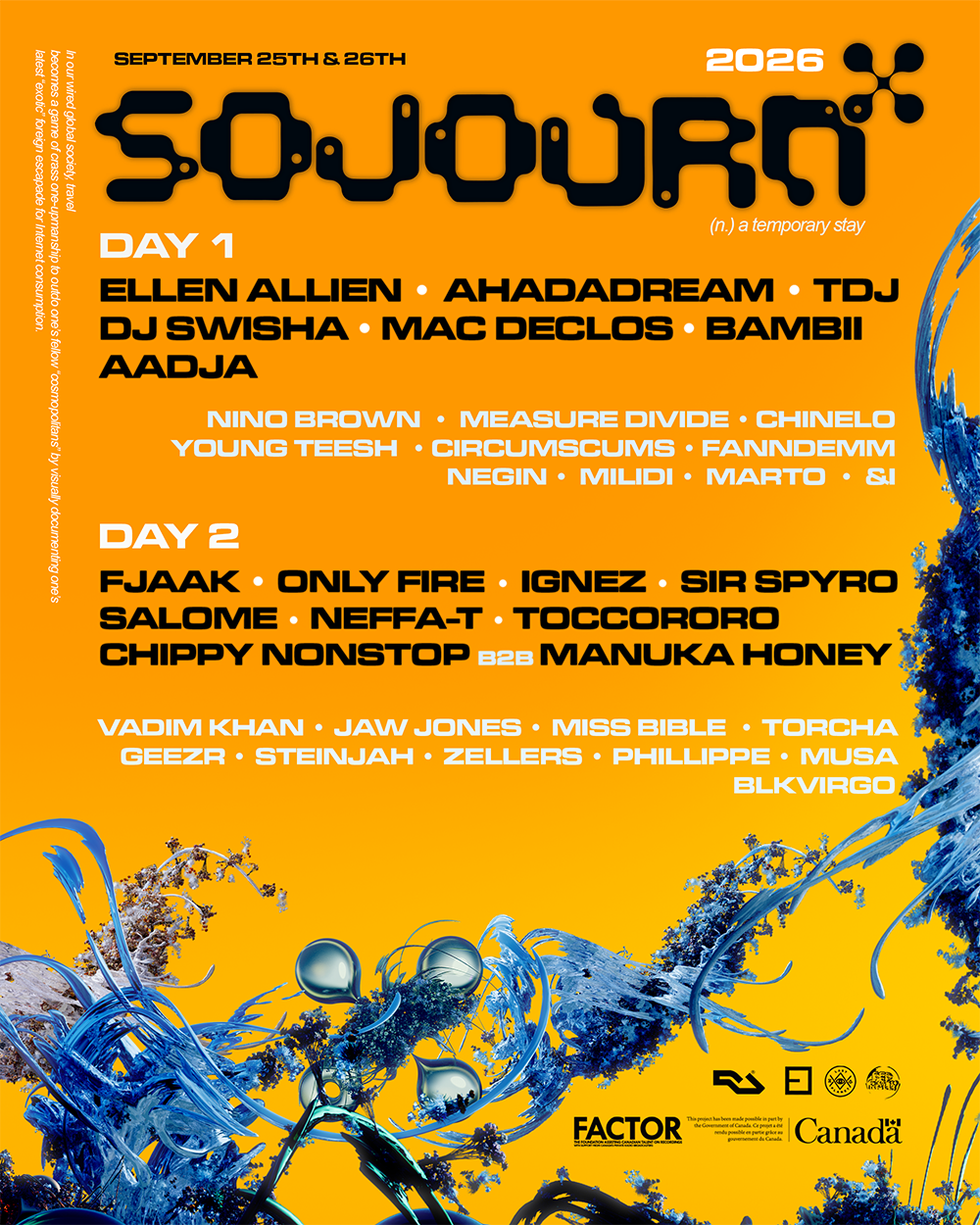 SOJOURN Festival brings Ellen Allien, FJAAK and Ahadadream to Toronto