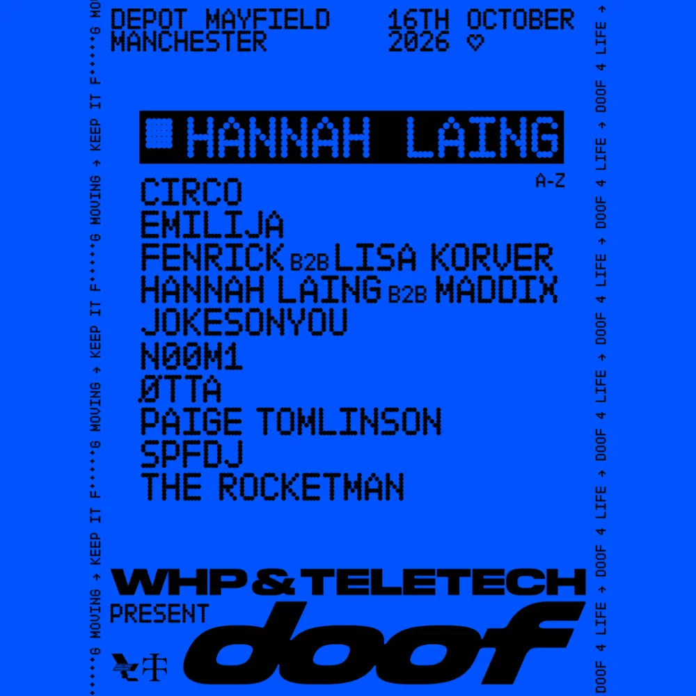 Hannah Laing brings doof to The Warehouse Project