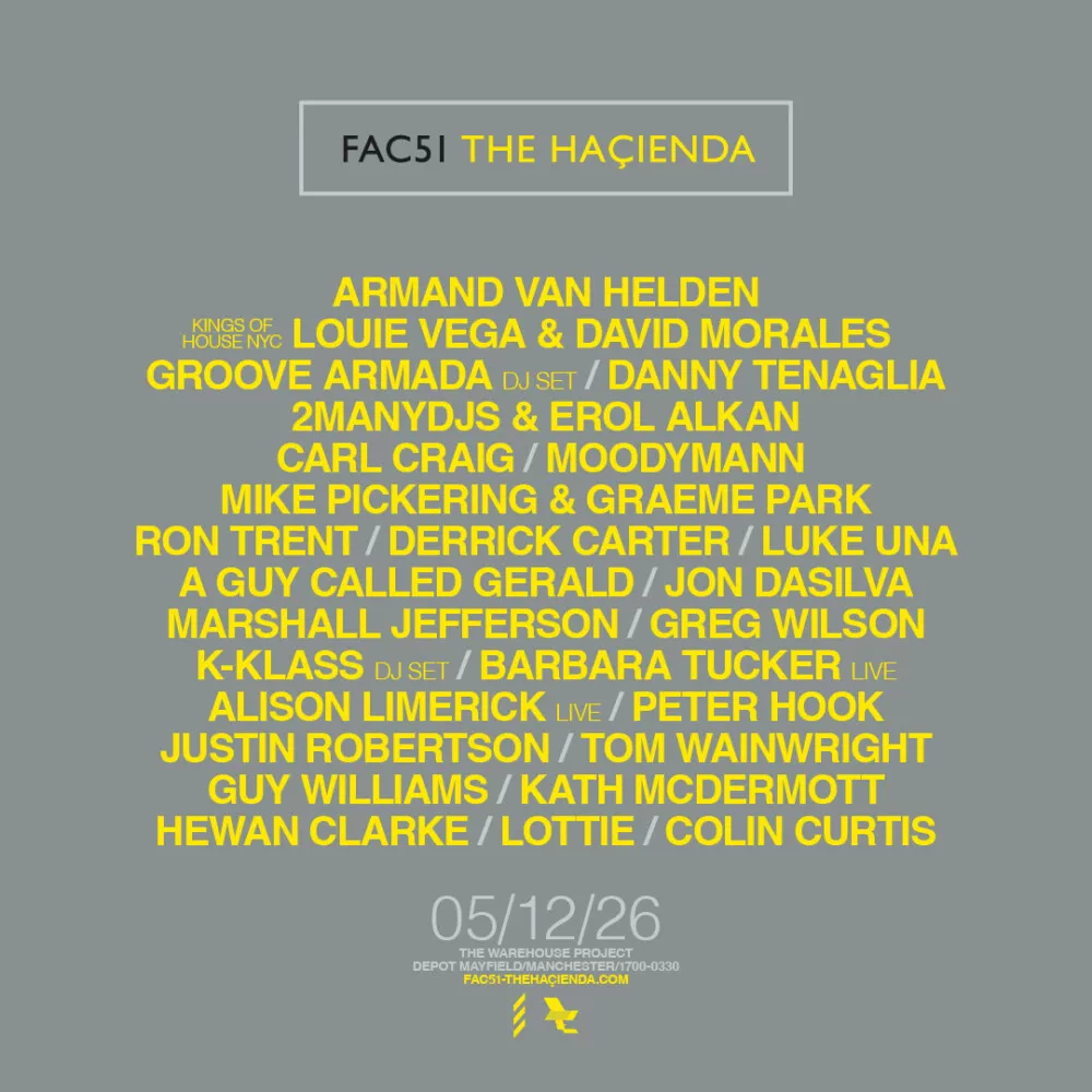 FAC51 The Haçienda reúne tres décadas de club en Depot Mayfield