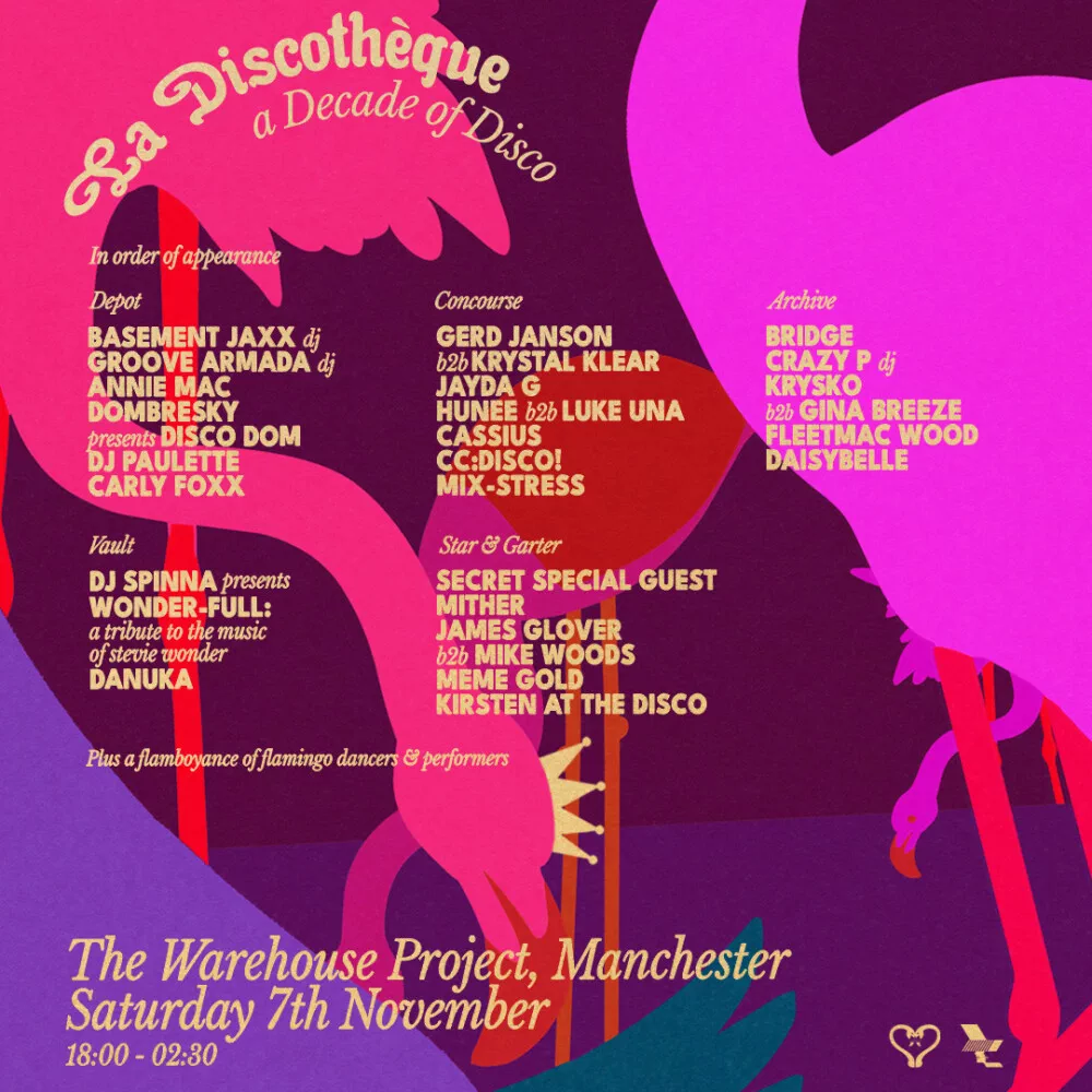 La Discothèque feiert ein Jahrzehnt Disco in Manchester