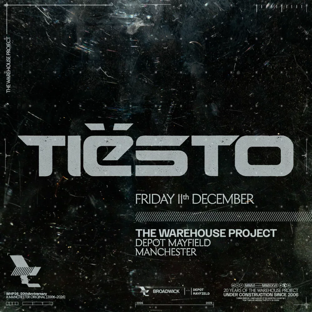 Tiësto makes his Warehouse Project debut