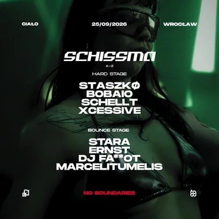 SCHISSMA splits Ciało between hard techno and groove in Wrocław