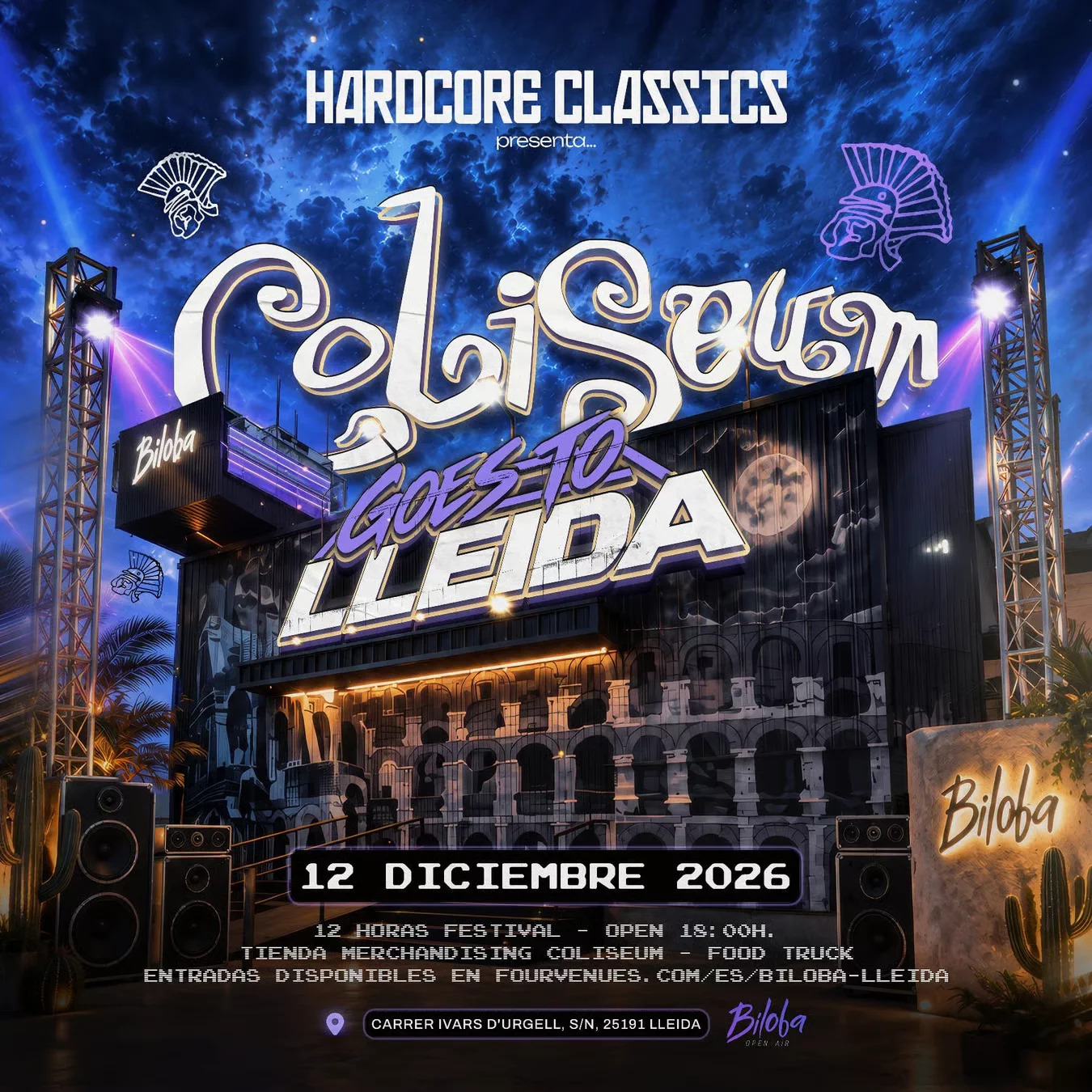 Coliseum x Hardcore Classics aterriza en Biloba Lleida