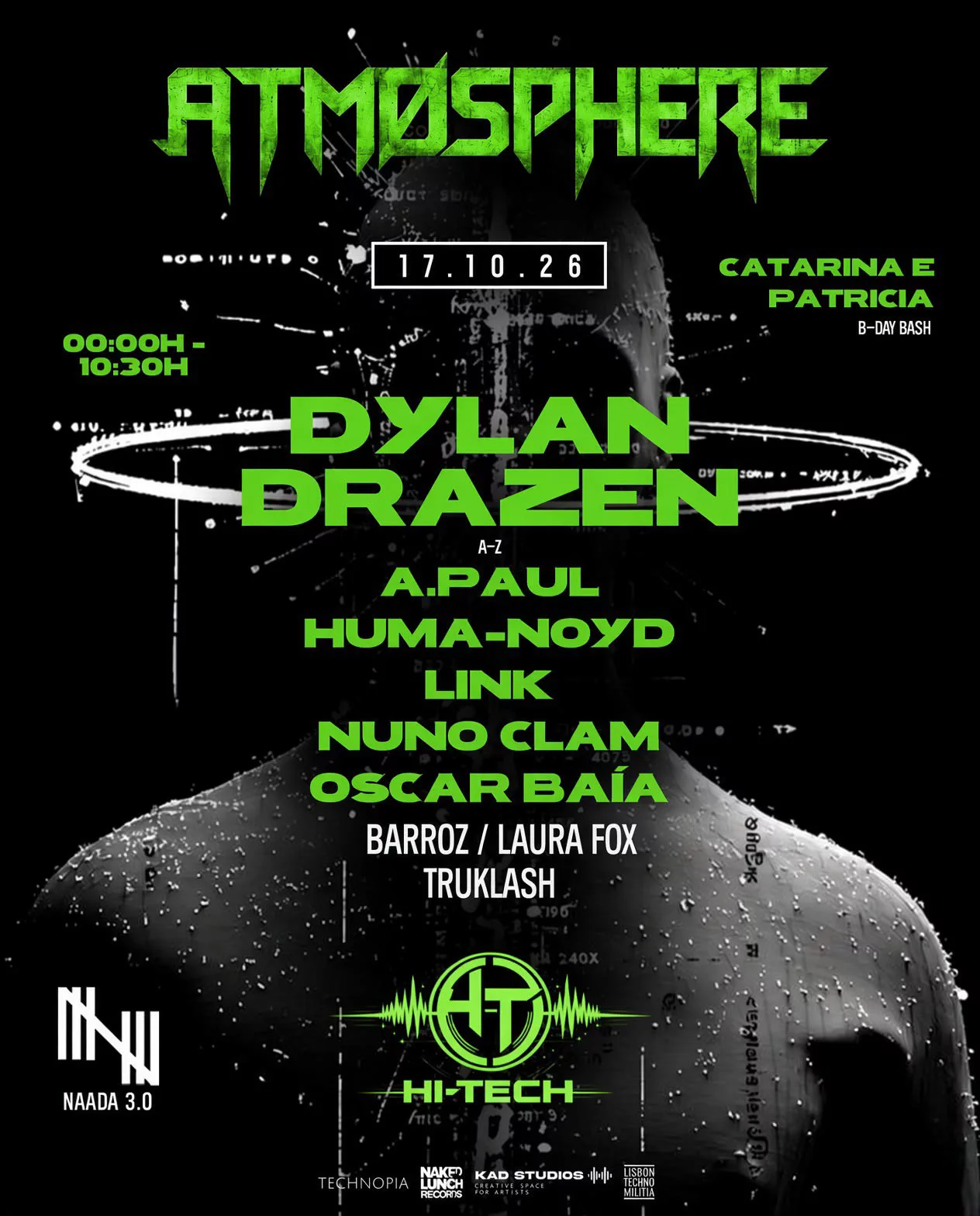 ATMØSPHERE brings an extended techno session to NADA Lisbon