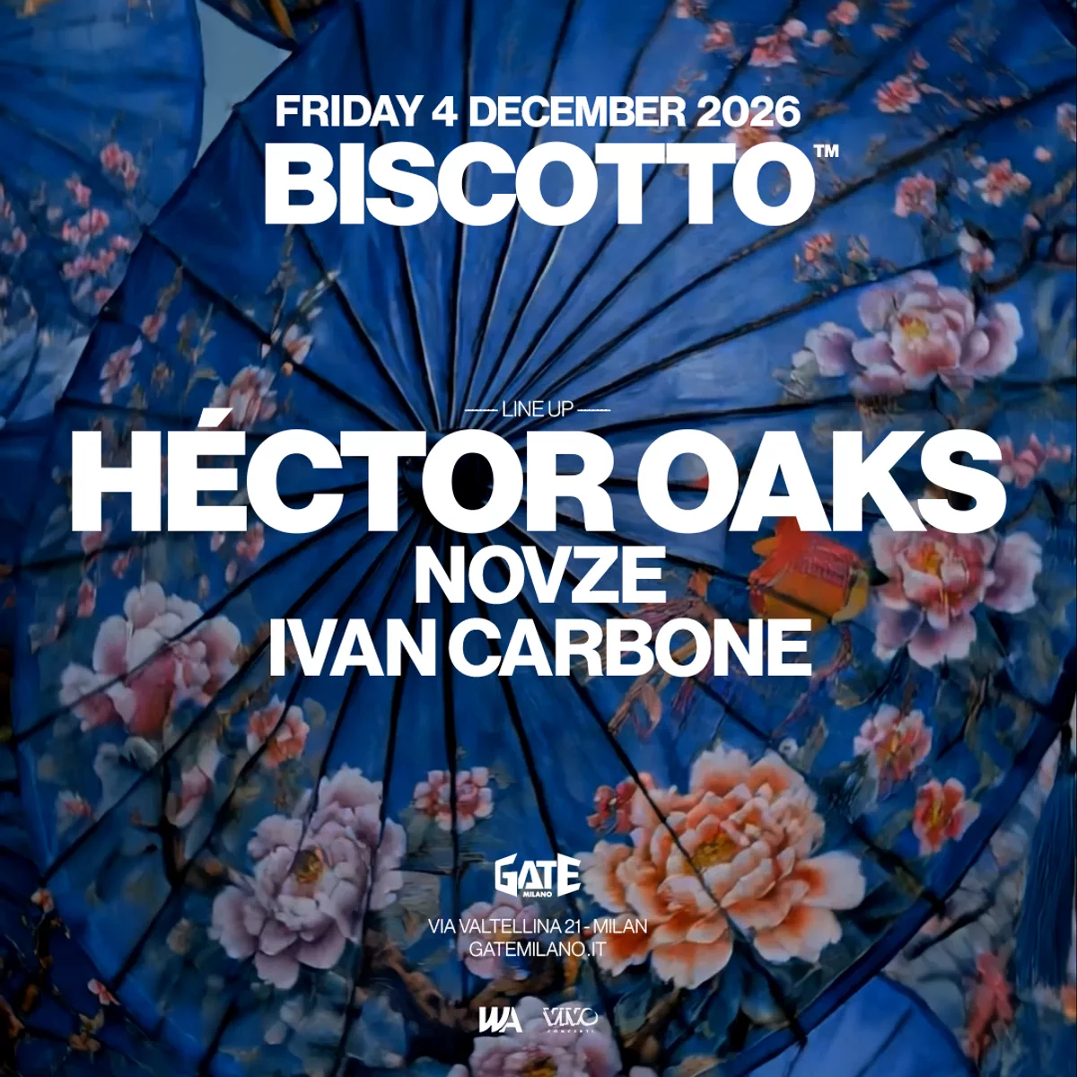 Biscotto invita a Héctor Oaks para una noche de vinilo en Gate