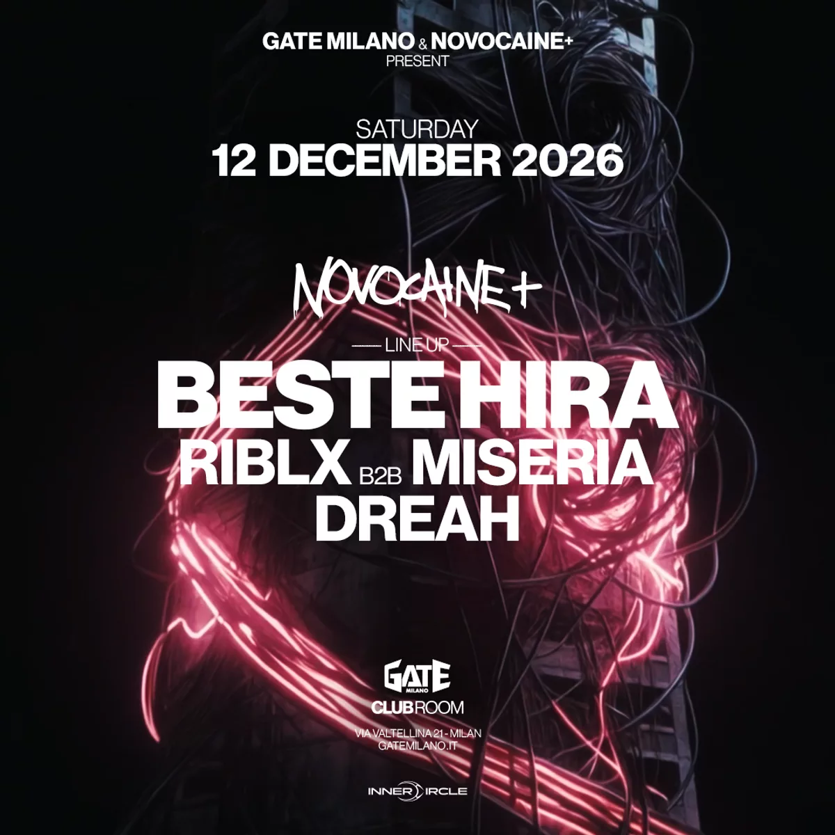 Beste Hira führt eine weitere Novocaine+-Nacht im Club Room von Gate an