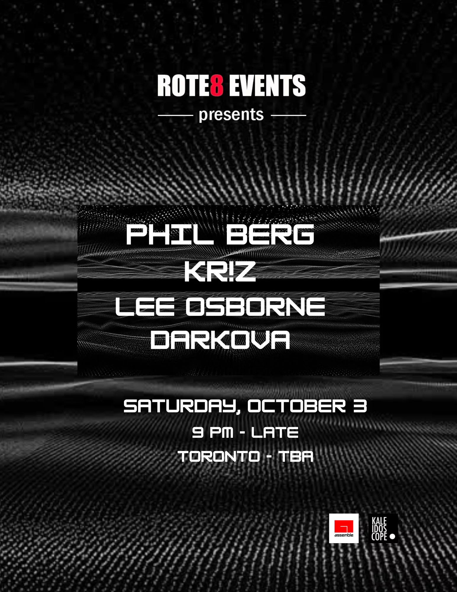 ROTE8 brings Phil Berg and Kr!z to a Toronto warehouse