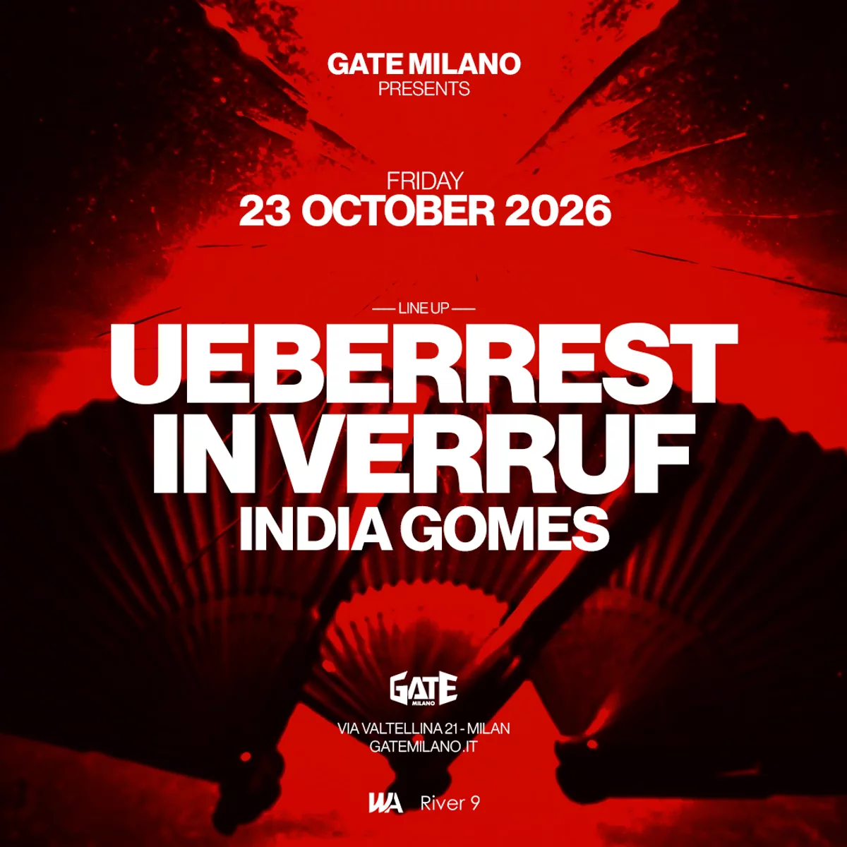 Ueberrest und In Verruf teilen sich den Main Room im Gate Milano