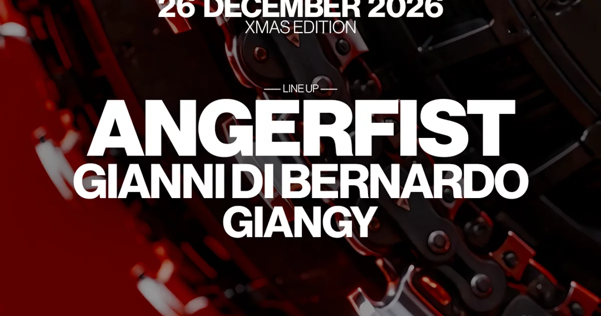 Angerfist with Gianni Di Bernardo & Giangy at Gate Milano