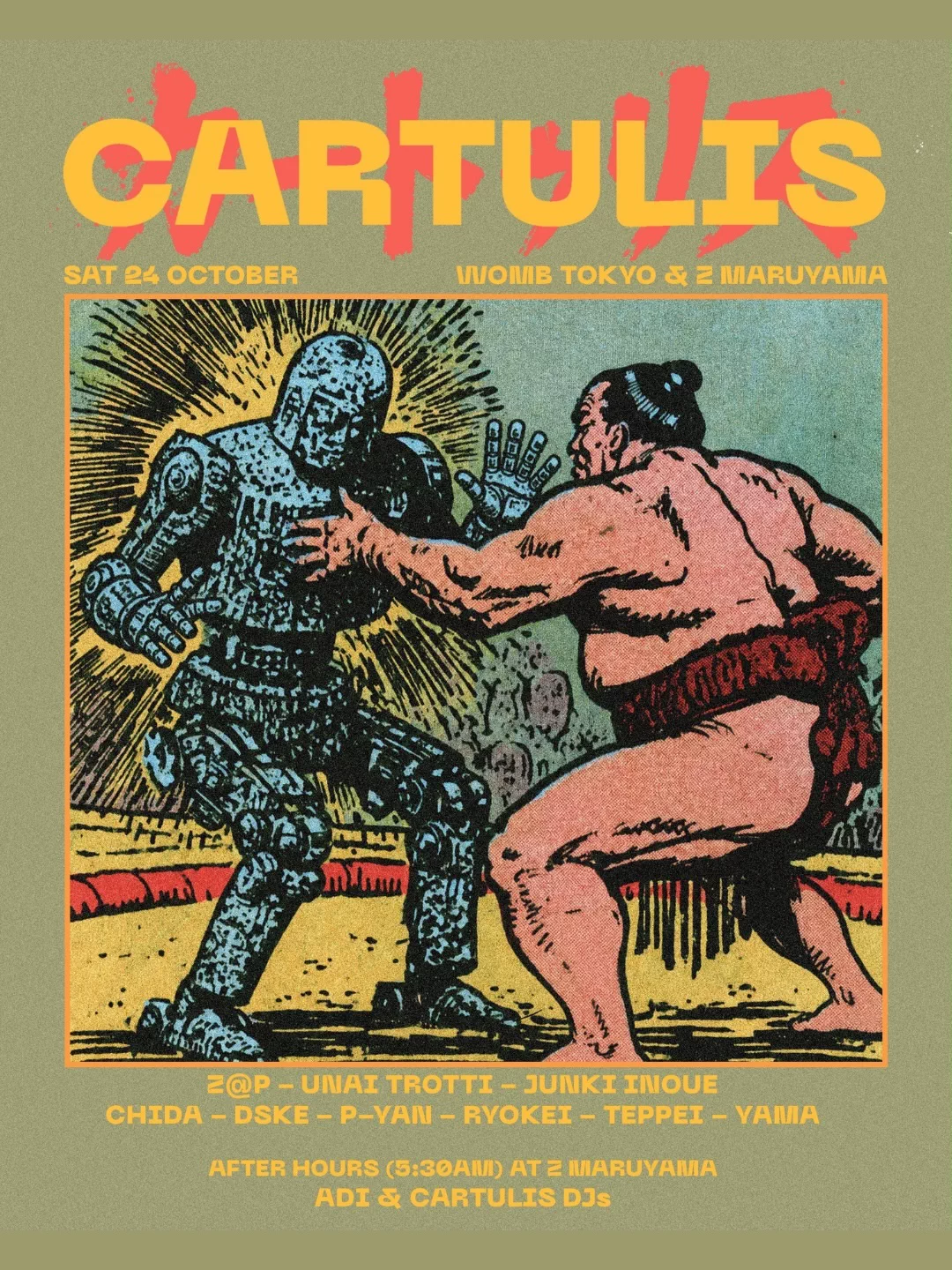 CARTULIS at WOMB – Z@P, Unai Trotti & Junki Inoue