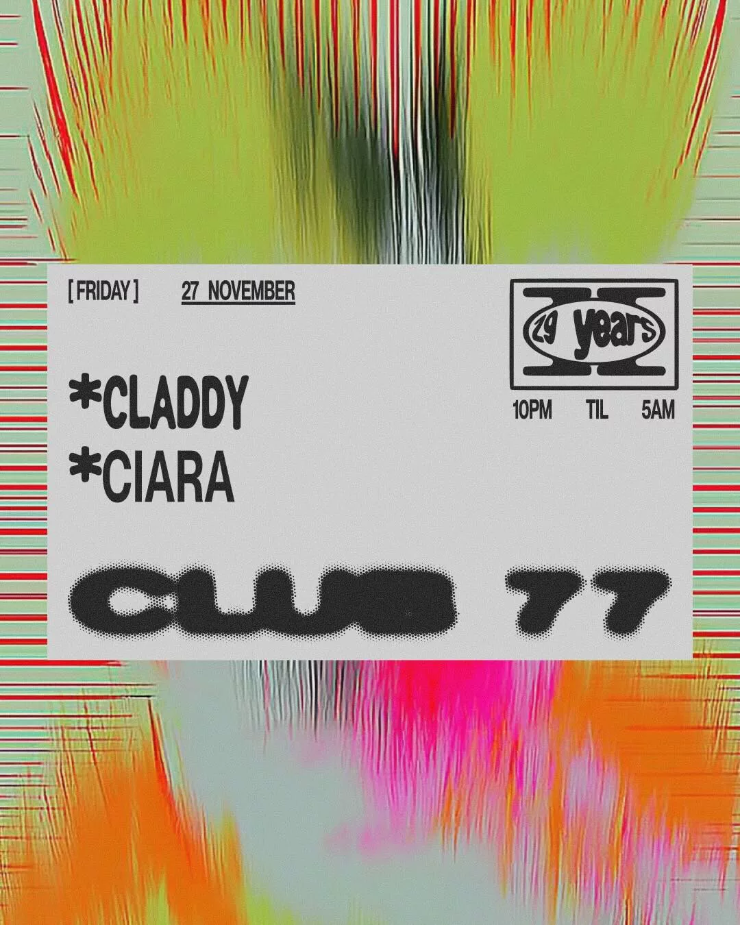 Fridays at 77: Claddy & Ciara