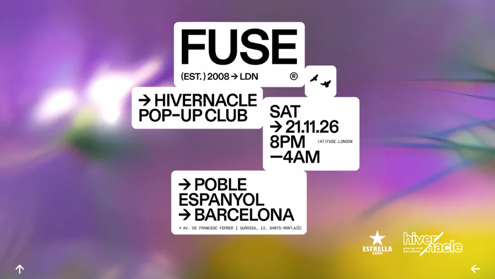 FUSE kommt mit Enzo Siragusa und Traumer ins Hivernacle Barcelona