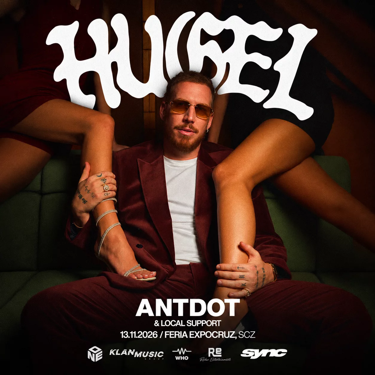 HUGEL LIVE — Santa Cruz de la Sierra