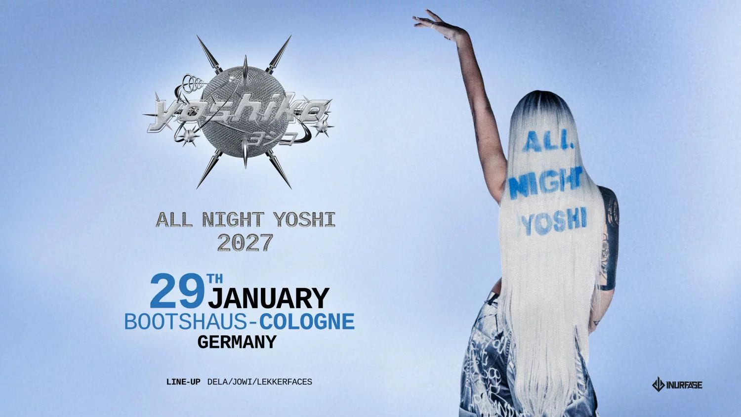 Yoshiko unveils her first ALL NIGHT YOSHI night at Bootshaus