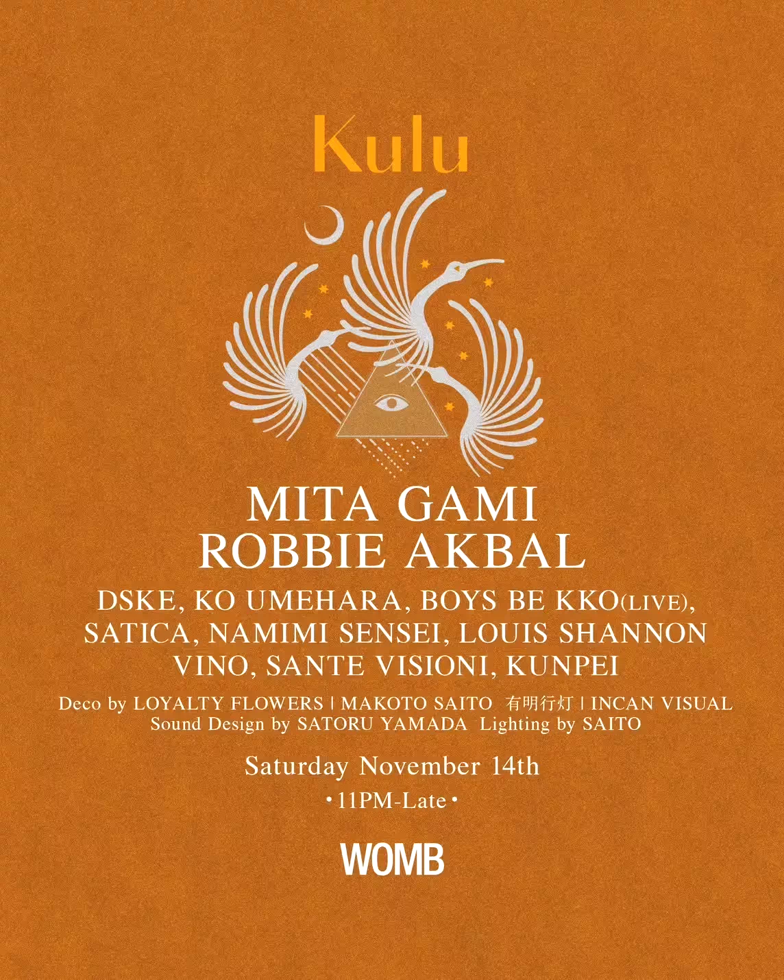 KULU at WOMB: Mita Gami and Robbie Akbal
