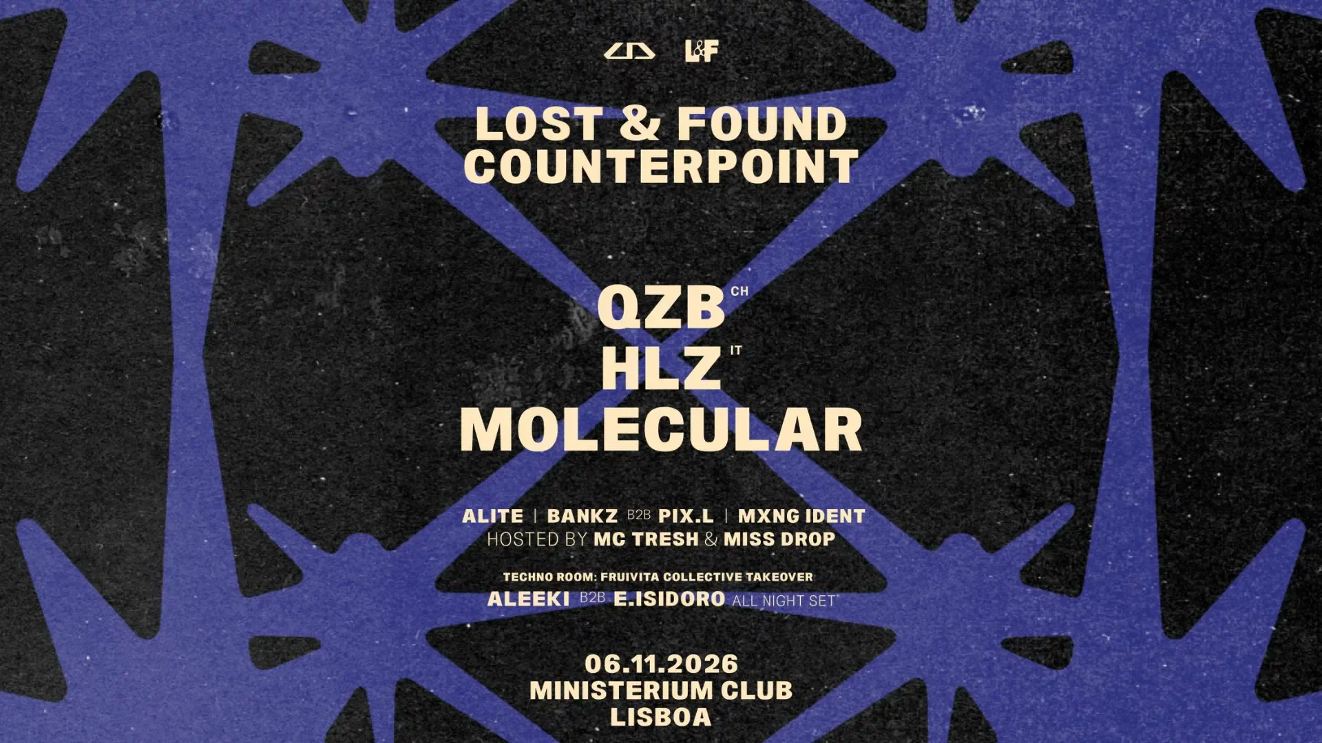 Lost & Found und Counterpoint bringen Drum & Bass ins Ministerium zurück