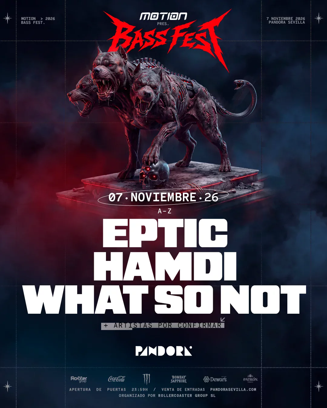 Eptic, Hamdi y What So Not encabezan Motion Bass Fest en Sevilla