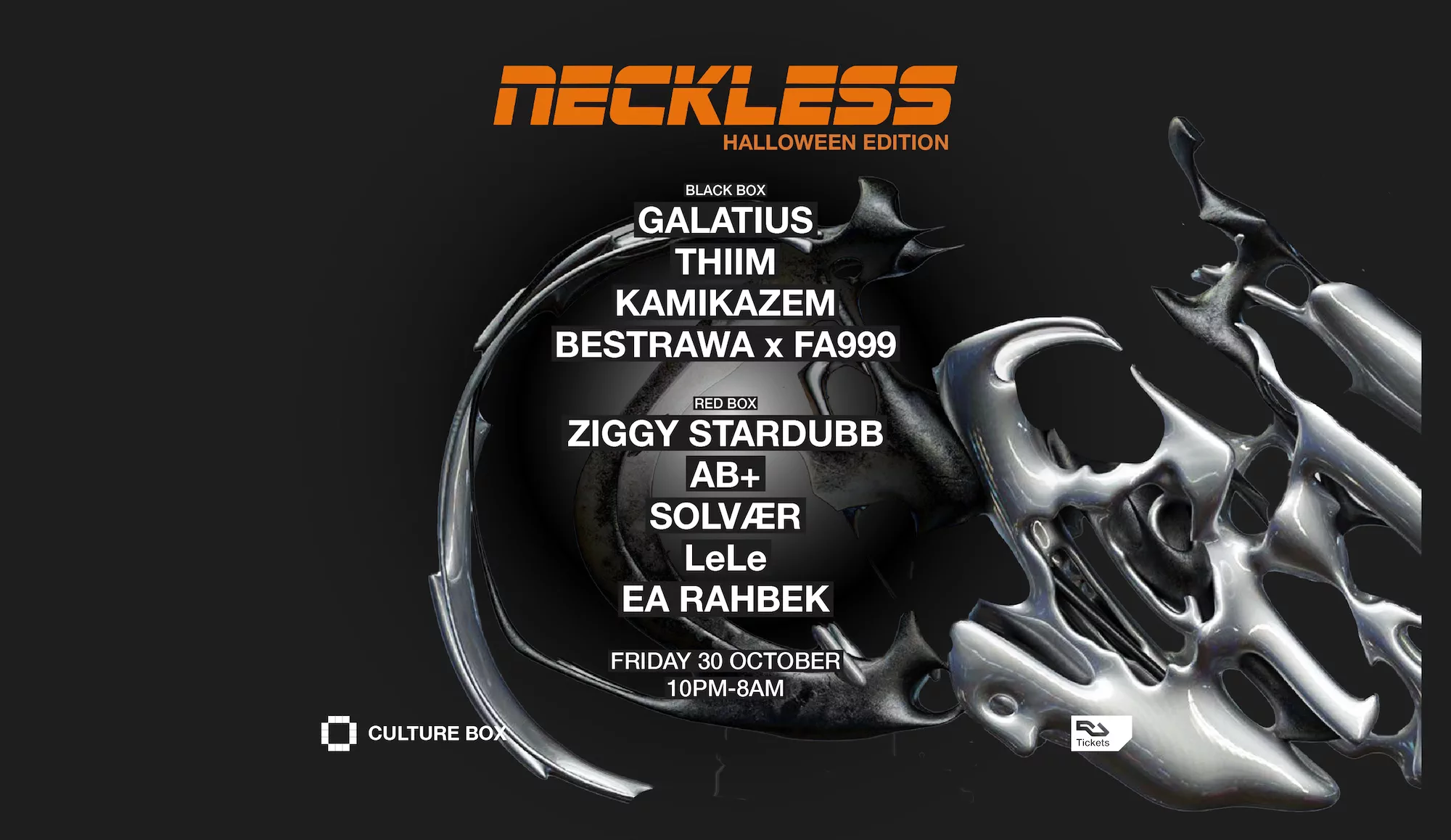 NECKLESS Halloween: Galatius, Thiim, Kamikazem & local guests