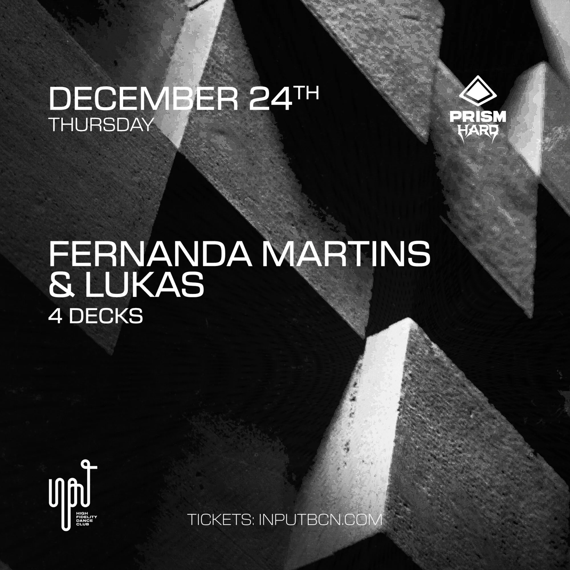 PRISM HARD: Fernanda Martins und Lukas an vier Decks