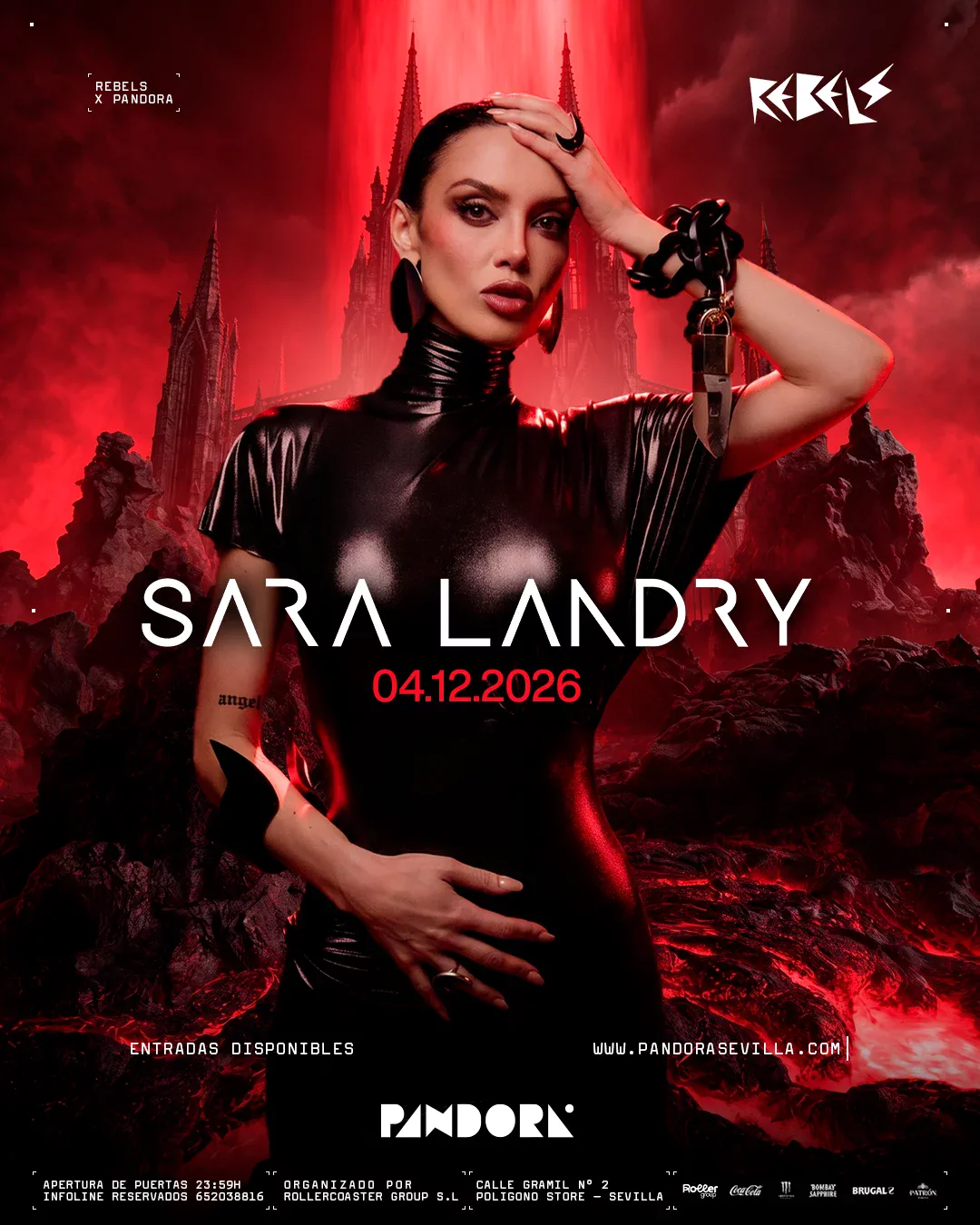 Sara Landry spielt am 4. Dezember bei Rebels im Pandora Sevilla