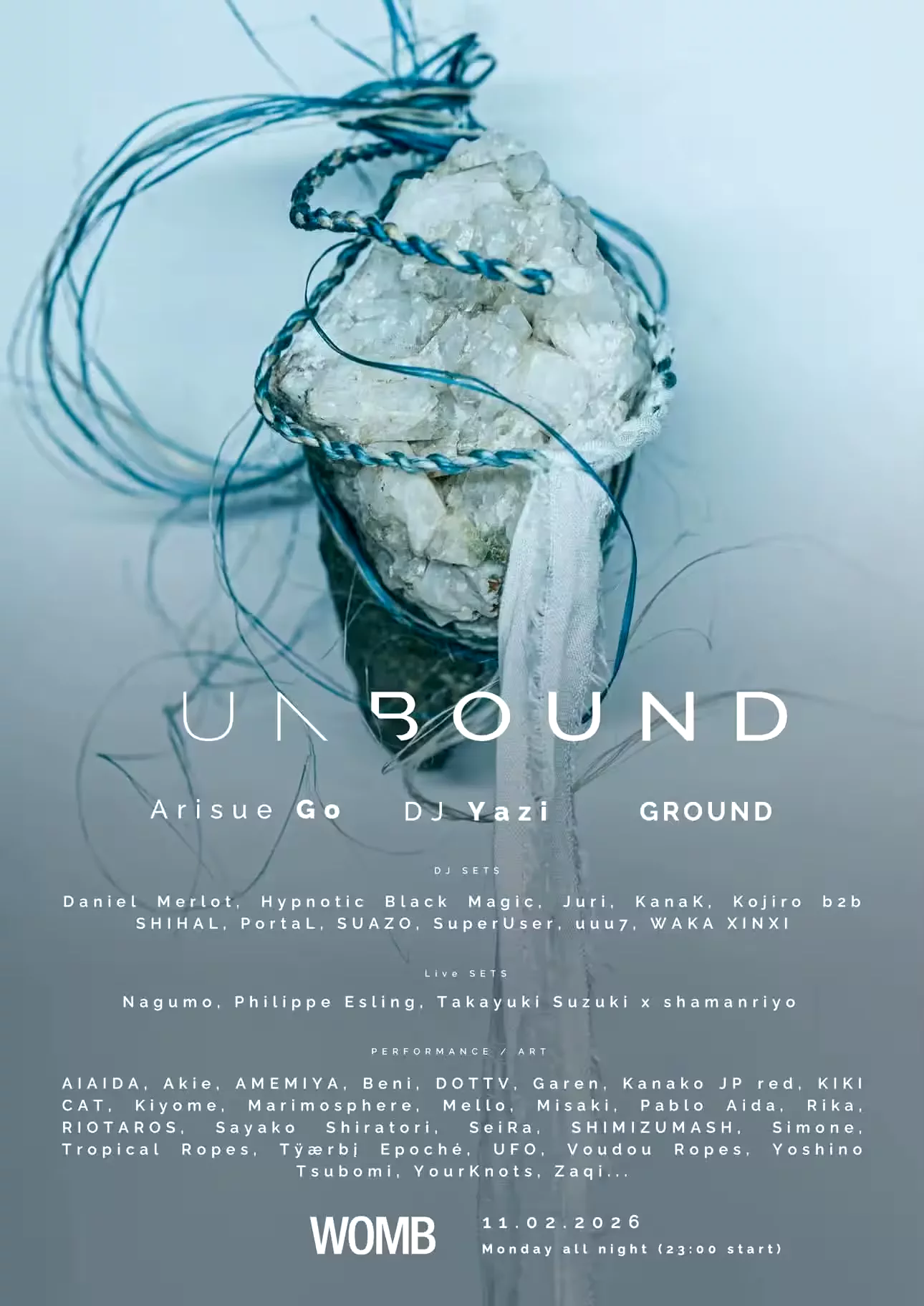 UNBOUND feiert fünf Jahre im WOMB mit DJ YAZI, KOJIRO und Ground