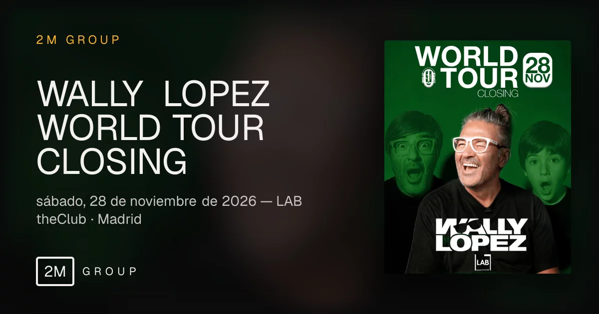 Wally Lopez beendet seine Welttournee im LAB theClub in Madrid
