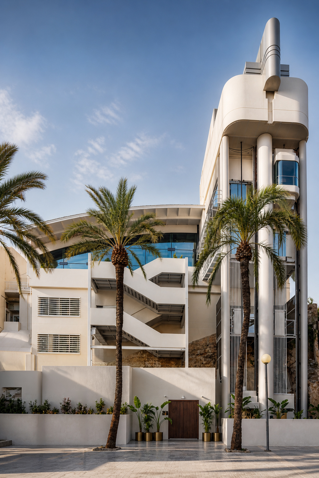 El proyecto ocupa un edificio singular junto al puerto. Crédito: FITZ Mallorca, fotografía oficial para medios.
