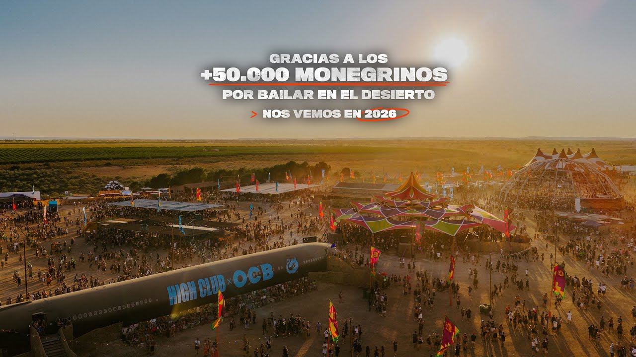 El festival combina grandes nombres con escenarios que mantienen una identidad musical propia. Imagen de archivo. Crédito: Monegros Desert Festival / YouTube.